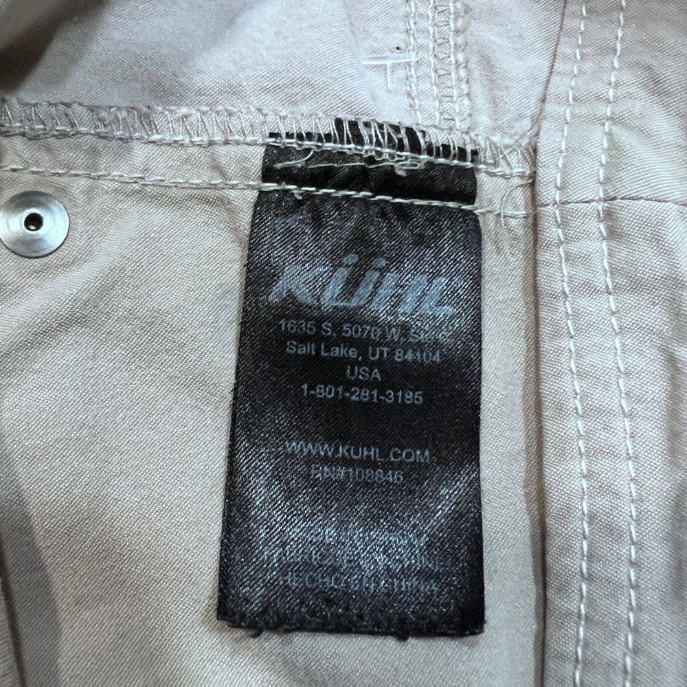 Kuhl Womens Gray Cargo Hiking Shorts Outdoor Utility Pockets Size 8 - Picture 10 of 10
